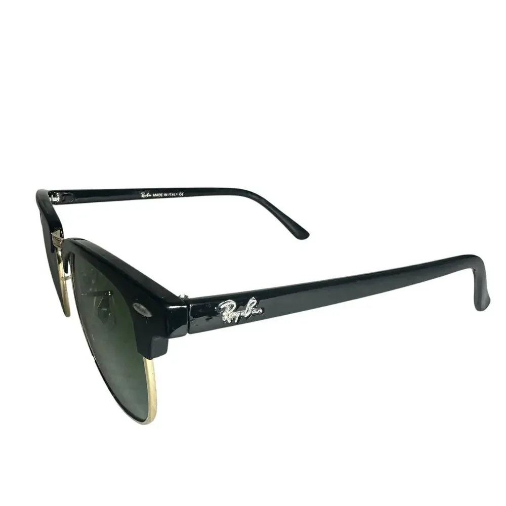 Ray-Ban Clubmaster Sunglasses Black Gold Vintage 21-145 frames only